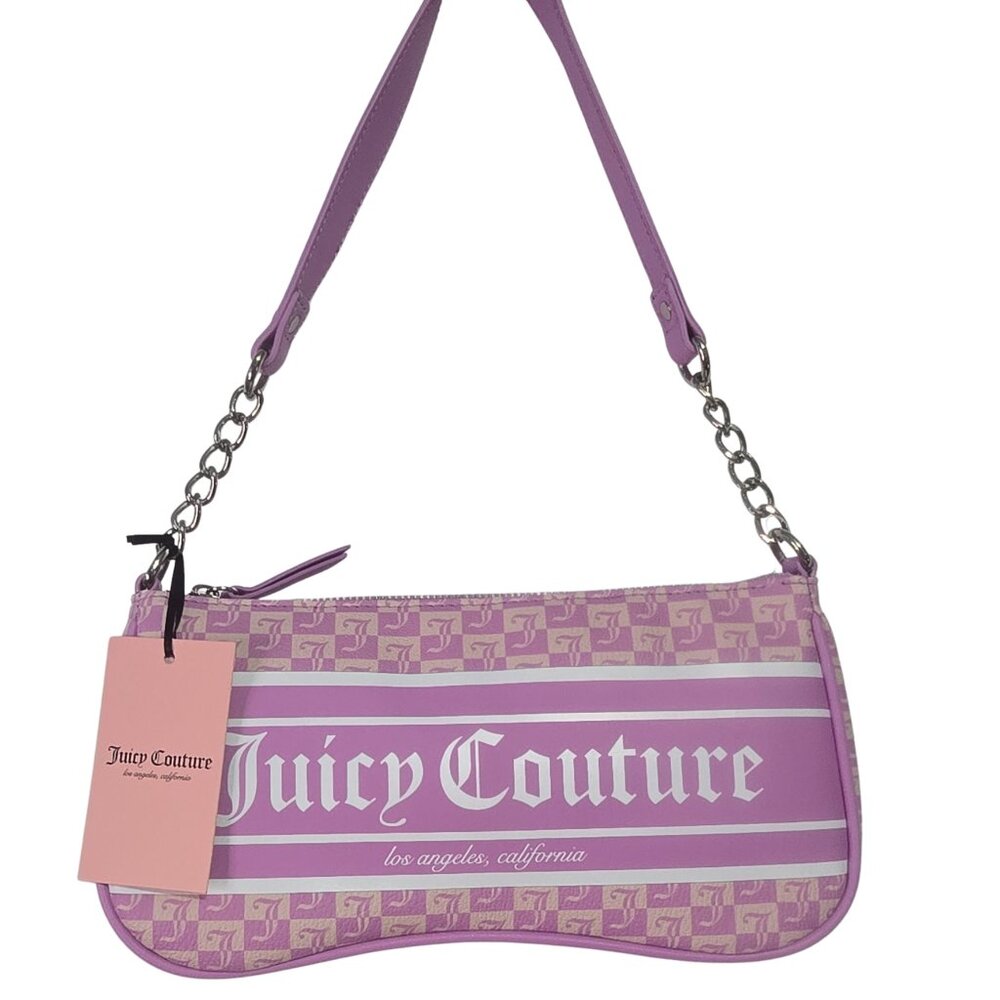 Juicy Couture Pink Monogram Baguette Bag NWT – Y2K Revival Style